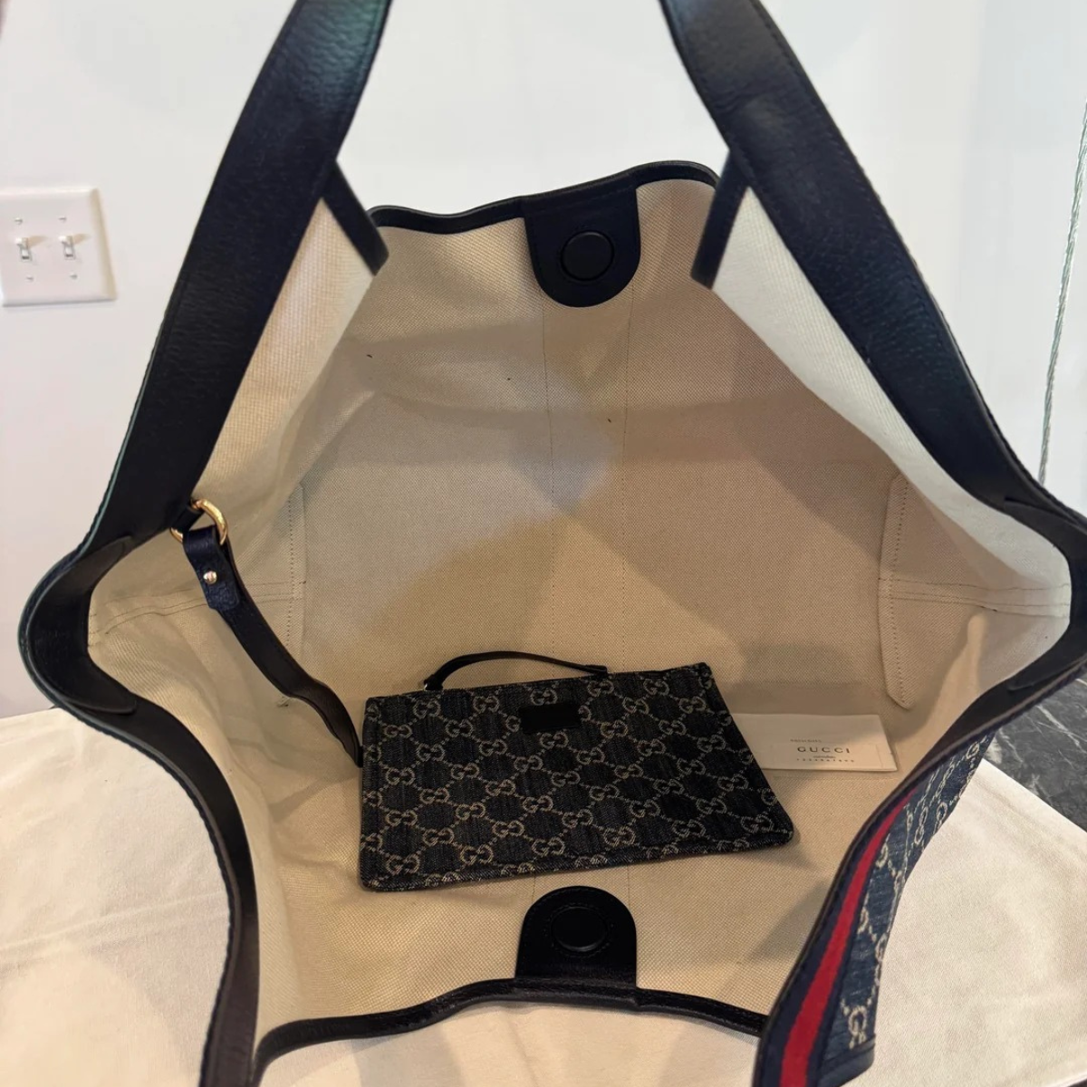 LARGE GUCCI GIGLIO SHOPPER